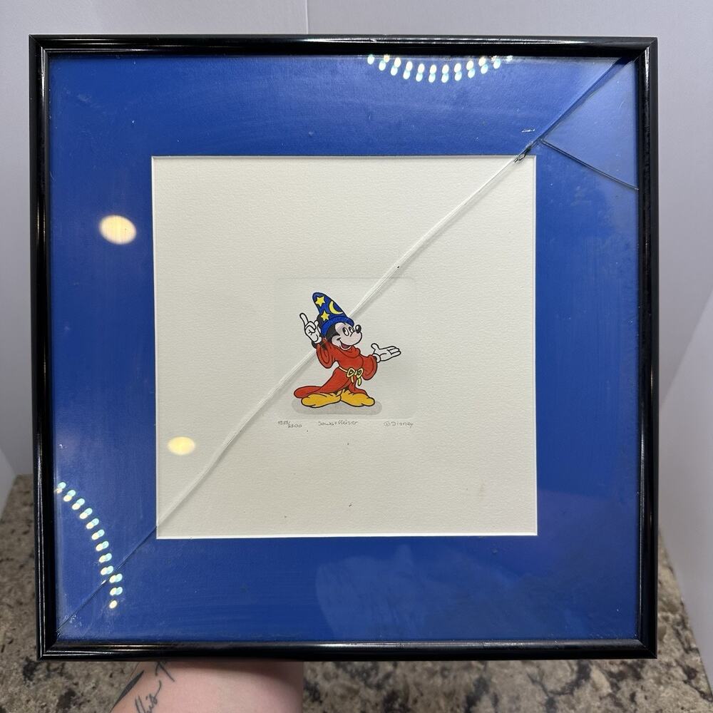 Disney Fantasia Mickey Mouse Sowa Reiser Signed Etching 1933/2500 COA Park West